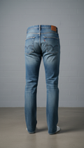 Slim Tapered Selvedge Jeans Natural Fade