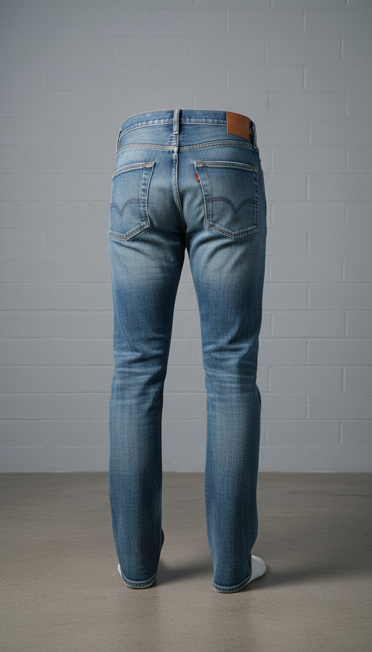 Slim Tapered Selvedge Jeans Natural Fade