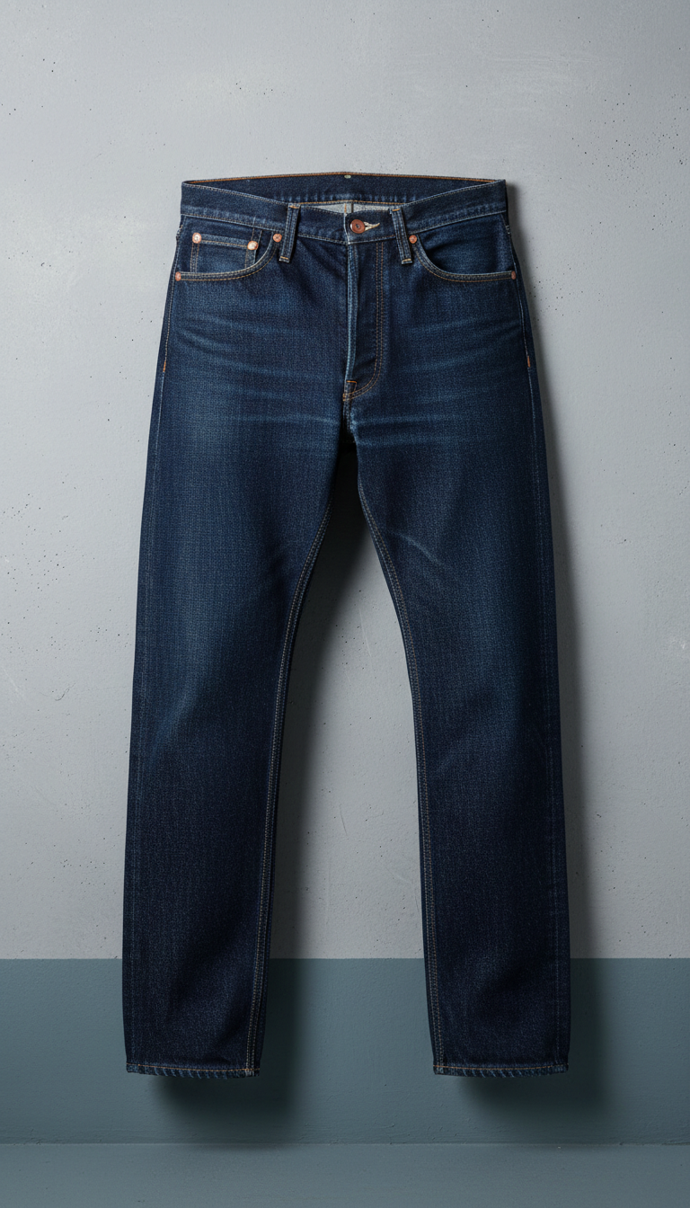 Relaxed Fit 5-Pocket Raw Selvedge Jeans